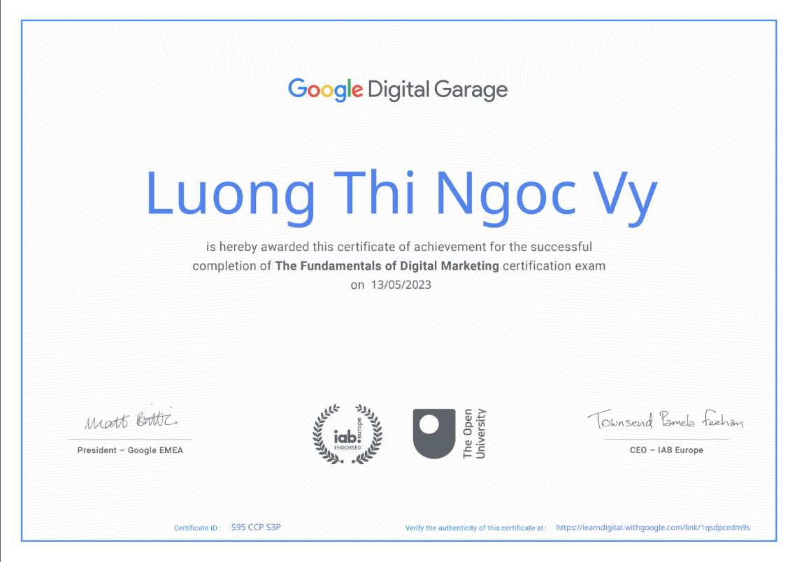 Google Digital Garage